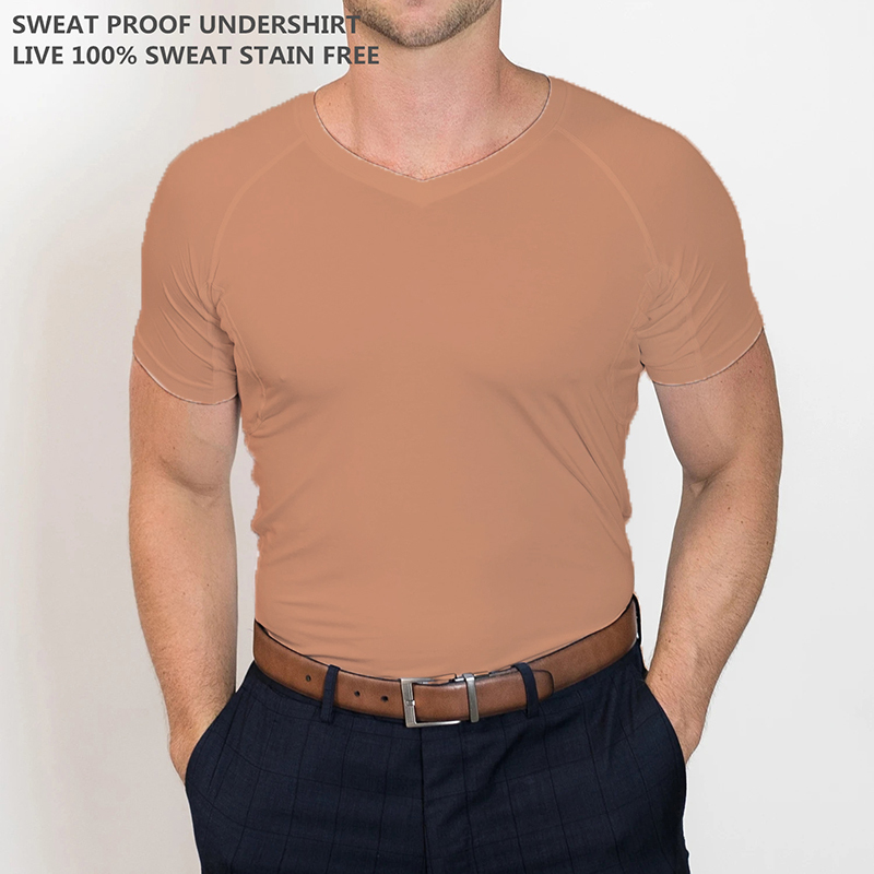 Men v neck-Skin