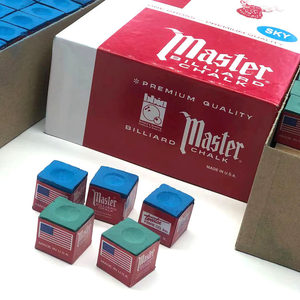 <span class=keywords><strong>Craie</strong></span> de billard bleue Deer Master en poudre de chocolat importée, 144 unités, neutre pour l'huile, pour queue de billard, fabriquée en Chine - Product Image 1