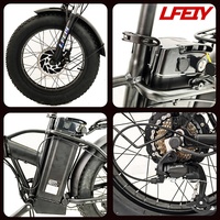 Usine directe 20 pouces pliable 48V 500W moteur vélo électrique puissant montagne Ebike Dirt Bike Lithium gros pneu vélo électrique
