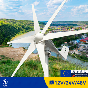 Ready Ship CoreChain Windmill 48v/24v/12v Horizontal Wind <b>Generator</b> 800w-5000W Pure Sine Wave 120CM Rotor Diameter Grid 2000w Wi - Product Image 4