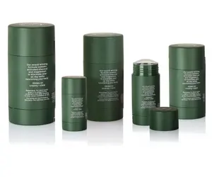 6 Gam/15 Gam/30 Gam/50 Gam/75 Gam Cao Su Kết Thúc Matte Đen Vòng Twist Up Mỹ Phẩm Rỗng Khử Mùi Stick Container - Product Image 2