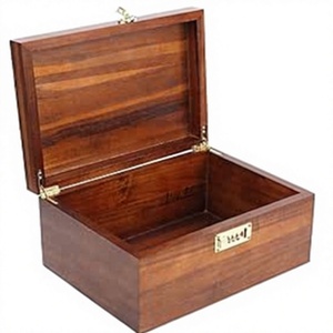Boîte de rangement pour bijoux en bois moderne et écologique, boîte à bijoux personnalisée faite à la main pour colliers, bracelets, bagues, boucles d'oreilles - Product Image 1