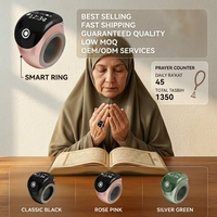 2026 Smart Zikr Prière Tasbih Tasbeeh 5ATM Réveil Musulman Compteur Portable Anneau Fournisseur Silicone Android IOS Anillo