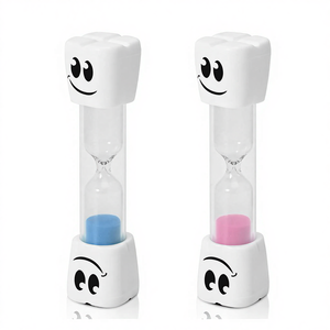 ساعة رملية للأطفال بوجه مبتسم مصنوعة يدويًا من البلاستيك ABS الصديق للبيئة والمتين، بتصميم عصري وملونة مع شعار مخصص بالجملة، تدوم لمدة 3 دقائق - Product Image 2