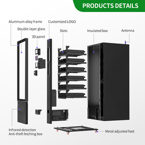 自動スナックベンディングマシン24時間セルフサービスコインとビルアクセプター付き - Product Image 6