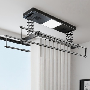 Electric <b>clothes</b> drying rack with remote control smart telescopic balcony double-cut <b>clothes</b> <b>hanger</b> - Product Image 2