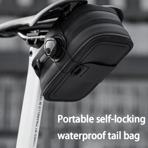 Wasserdichte Fahrradsatteltasche mit Drehverschluss <span class=keywords><strong>MTB</strong></span> Rennrad Unter-Sitz-Tasche Fahrradzubehör - Product Image 4