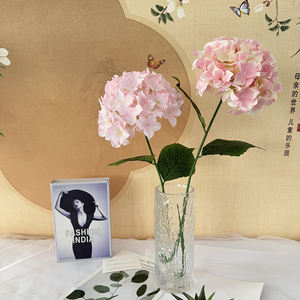 手工触摸绣球花人造花大尺寸绣球花人造婚礼白色绿色绣球花 - Product Image 4