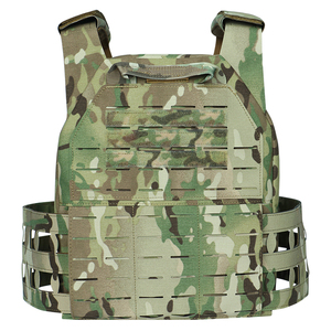 Gilet tactique ajustable porte-plaques en polyester 1000D MOLLE pour entraînement extérieur - Product Image 3