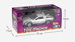 Modellino in Scala 1:24 Autorizzato <span class=keywords><strong>di</strong></span> Auto del <span class=keywords><strong>Film</strong></span> DMC Ritorno al Futuro, Replica in Metallo per Collezione e Regalo - Product Image 6