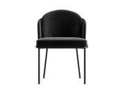 Chaise de salle à manger de luxe haut de gamme en fer de style nordique, design moderne, fauteuil pivotant pour appartement, villa, bureau à domicile et bar.