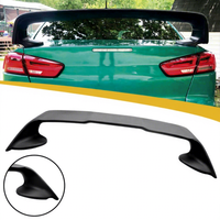 Aileron arrière de voiture en plastique ABS de haute qualité Haosheng, aspect fibre de carbone, pour Mitsubishi Lancer EVO X 2008-2015