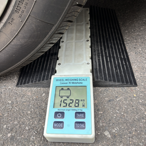 Digitale LCD wielweegschaal 1kg nauwkeurigheid 1500KG capaciteit geel 4WD camper motorhome RV voertuig weegschaal OEM - Product Image 4