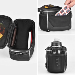 <span class=keywords><strong>Alforja</strong></span> impermeable para moto, bolsa de teléfono para scooter eléctrico con pantalla táctil y TPU visible, bolsa de <span class=keywords><strong>manillar</strong></span> para navegación - Product Image 3