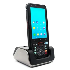 Barkod tarayıcı Bluetooth yazıcı ile süpermarket android 4g el pda için uhf rfid el okuyucu endüstriyel sağlam