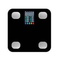 Báscula de peso de alta calidad Bmi, báscula de baño inteligente, báscula electrónica de grasa corporal con aplicación gratuita en Google Play Apple Store