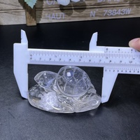 Personnaliser les pierres précieuses naturelles de guérison de haute qualité Reiki Crystal Clear Quartz Turtle pour la décoration intérieure