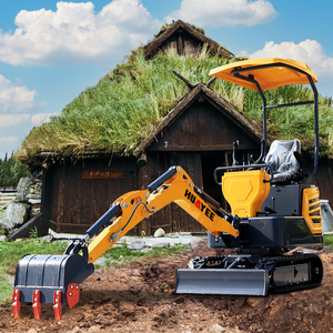 Mini-excavatrice hydraulique d'occasion de 1,2 tonne, robuste, avec livraison gratuite, certifiée CE EPA, pour travaux agricoles, sur chenilles - Product Image 6