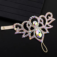 Bracelet et collier en strass pour spectacle de carnaval de samba, décoration de spectacle de marche