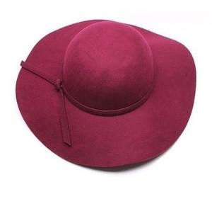 Vintage Retro Fedora Mommy And Me <span class=keywords><strong>Cappello</strong></span> di Inverno Tesa Larga <span class=keywords><strong>Cloche</strong></span> Floppy di Lana Delle Donne E Bambini Cappelli di Feltro Cintura con Fiocco <span class=keywords><strong>cappello</strong></span> di Jazz di moda - Product Image 5