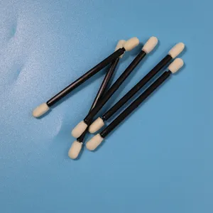 3.3" Lint Free Black Handle Double Heads Sponge Foam Tip Cleanroom Swab Suppliers