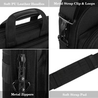 Sac de bureau vintage de luxe pour homme, sacoche pour ordinateur portable, vente en gros d'usine