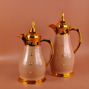 Chất lượng cao Arabic 2PCS SET 0.5 + 1.0L phích cà phê nồi nóng bán chân không Flask nước ấm đun nước Bộ quà tặng - Product Image 6