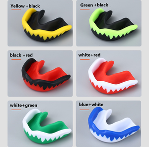 Protector de dientes de boxeo Protector bucal, Fútbol Protector bucal personalizado Hojas Bandera de país, Correa Protector bucal Fútbol - Product Image 2