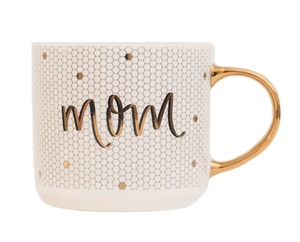 Vente <span class=keywords><strong>chaude</strong></span> Logo personnalisable or véritable gobelet en porcelaine chinoise fête des mères cadeau cuisine ensemble à boire en céramique - Product Image 1