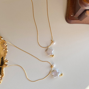 2025 haute qualité S925 <span class=keywords><strong>collier</strong></span> en argent Sterling baroque <span class=keywords><strong>perle</strong></span> étoile pendentif <span class=keywords><strong>collier</strong></span> breloque Unique concepteur <span class=keywords><strong>collier</strong></span> pour les filles - Product Image 6