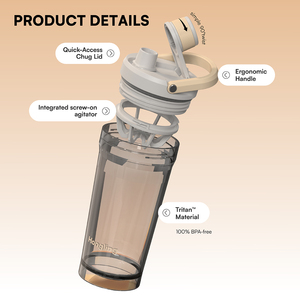 Bouteille d'eau shaker en acier inoxydable 304 Hong Ling, gobelet isotherme sous vide avec agitateur, 23,5 oz, écologique, maintien thermique 12-24h - Product Image 3