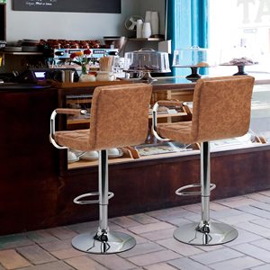 2024 nuovo realizzato <span class=keywords><strong>in</strong></span> <span class=keywords><strong>ferro</strong></span> e pelle sintetica comodo con bracciolo alto sgabello <span class=keywords><strong>da</strong></span> <span class=keywords><strong>Bar</strong></span> sedia - Product Image 3