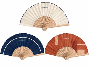 Abanico de Mano Plegable de Madera Pintado a Mano - 23CM, Color y Logotipo Personalizables para Decoraciones de Bodas y Festivales - Product Image 3