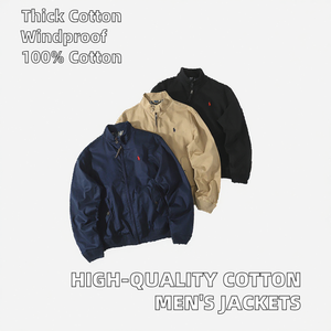 Giacche da <span class=keywords><strong>Uomo</strong></span> di Alta Qualità in Puro Cotone Nuovo Stile di Marca Primavera-Autunno Comode Traspiranti Lunghe con Tecniche di Ricamo - Product Image 2