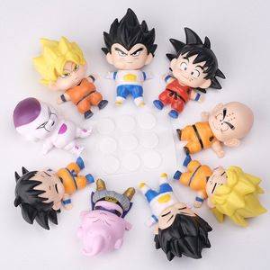 7CM 9 unids/set Dragon <span class=keywords><strong>Son</strong></span> <span class=keywords><strong>Goku</strong></span> Vegeta Fat Eat <span class=keywords><strong>Anime</strong></span> figura juguete para regalo japonés - Product Image 1