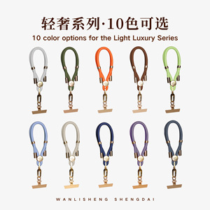 Wanlisheng Phone <b>Lanyard</b> Green <b>Polyester</b> Weaving Neck Strap Crossbody Bag Unisex Mobile Accessory - Product Image 5