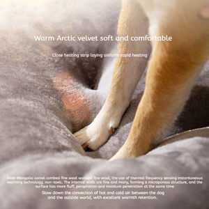 Xl גדול כלב ידידותי לסביבה בחורף חם מחמד בית לחיות מחמד עם מיטה נשלפת ארבע עונות אספקה לכלבים וחתולים גדולים - Product Image 6