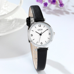 Nuevo Reloj de Pulsera de Cuero Simple y Moderno para Mujer - Product Image 1