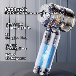 18000PA 3 bánh không chổi than động cơ mạnh mẽ mini không dây cầm tay xe máy hút bụi-Máy hút bụi xe công suất cao cầm tay - Product Image 3