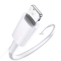 Câble de charge rapide A-L 2m TPE avec conducteur en cuivre pur pour téléphones portables, appareils photo, voitures et écouteurs sans fil