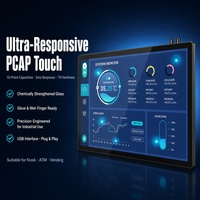 27 inch touchscreen all-in-one pc industriële panel pc open frame capacitieve computer voor machinebesturing HMI automatisering lijn