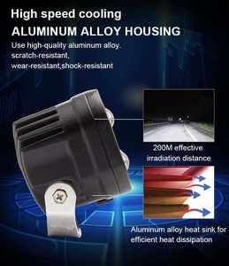 Feu antibrouillard LED 40w 8000lm <span class=keywords><strong>Mini</strong></span> projecteur lentille phare 4x4 LED lampe de conduite led lampe de travail pour <span class=keywords><strong>jeep</strong></span>. Tout-terrain, voitures <span class=keywords><strong>2022</strong></span> populaire - Product Image 5