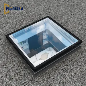 Finestra per <span class=keywords><strong>Tetto</strong></span> Piano in Alluminio, <span class=keywords><strong>Lucernario</strong></span> Fisso con Montaggio su Copertura - Product Image 3