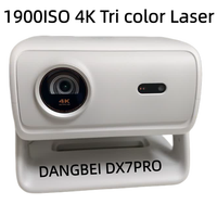Proyector Láser Tricolor 4K Dangbei D7XPro, Zoom Óptico de 1900 ISO, Portátil para Sala de Estar y Dormitorio, 2.1 kg