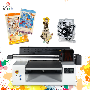 6060 cuộn để phẳng UV máy in kỹ thuật số phẳng máy in cho thủy tinh Acrylic kim loại gỗ nhựa da vải hình trụ - Product Image 3