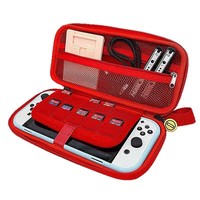 Tas Penyimpanan OLED Generasi ke-2 Switch2, Bahan EVA, Casing Pelindung untuk Aksesoris Kartu