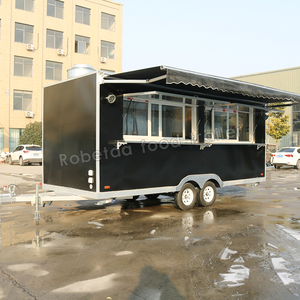 Robetaa Street Food Truck Carro <span class=keywords><strong>de</strong></span> venta Patatas Freír Pollo Hamburguesa Remolques <span class=keywords><strong>de</strong></span> comida Totalmente equipados con <span class=keywords><strong>asador</strong></span> para EE. UU. - Product Image 3