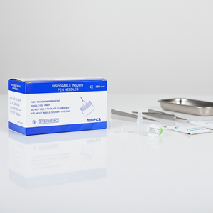 獣医用インスリンペンニードル 32G4MM 個別包装 0.23*6mm 動物用ワクチン注射用 CEマーク付き - Product Image 1
