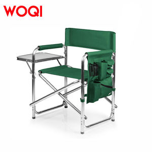 كرسي مدير عصري من WOQI مع إطار حديدي مدمج وإطار متعدد الاستخدامات ، كرسي حديقة خارجي قابل للطي من نسيج أكسفورد - Product Image 1
