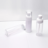 Flacon cosmétique en plastique vide en gros 30ml 50ml 80ml 100ml 120ml 150ml Flacon en plastique PET avec bouchon pulvérisateur et bouchon pour lotion